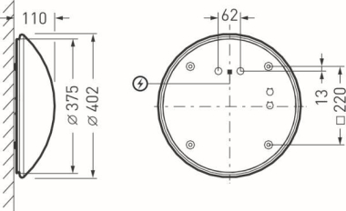 TRIL Wannenleuchte Mondia G3 WD2 7964140 