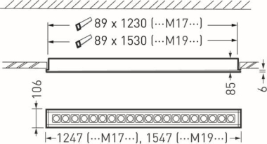 Trilux Creavo M17 LW19-03 38-930 7693651 