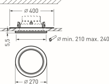 TRILUX SNS RC07 KP drm 240 01    8184300 