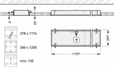 TRIL Reinraumleuchten Fidesca BS 8896751 