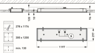 TRIL Reinraumleuchten Fidesca SD 8891451 