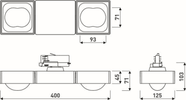 TRIL Strahler/Spots Yuvio Twin   9808151 