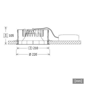 LTS EB-Downlight  FLIR 400.2030.01 WEISS 