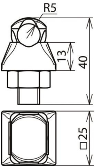 DEHN Ks-Verbinder Rg-Cu           301007 