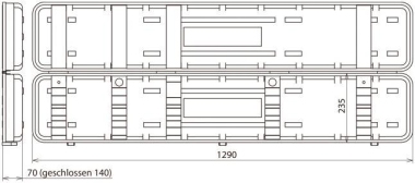 DEHN Kunststoff-Koffer leer   KKL PHE3 L 