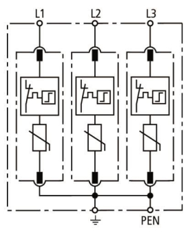 Dehn Überspannungsableiter  DG M TNC 150 