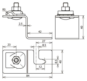 DEHN Dachleitungshalter           223020 