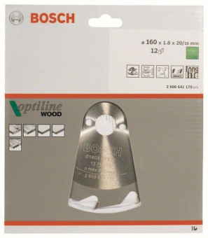 Bosch Kreissägeblatt Optiline 2608641170 