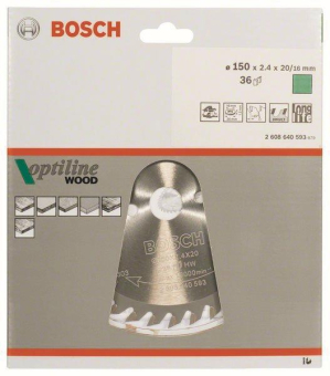 Bosch Kreissägeblatt Optiline 2608640593 