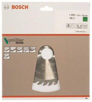 Bosch Kreissägeblatt Optiline 2608640603 