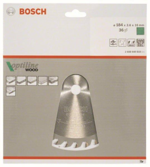 Bosch Kreissägeblatt Optiline 2608640818 