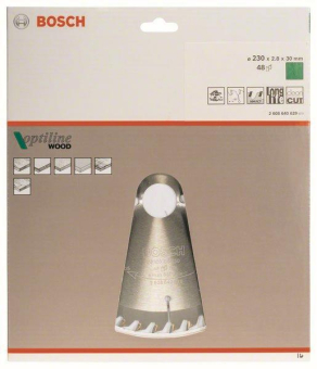 Bosch Kreissägeblatt Optiline 2608640629 