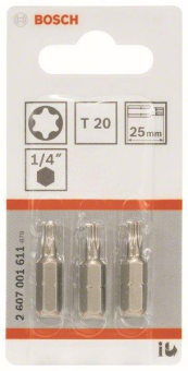 Bosch Schrauberbit Extra-Hart T20 