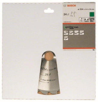 Bosch Kreissägeblatt Optiline 2608640434 