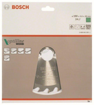 Bosch Kreissägeblatt Optiline 2608641185 