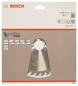 Bosch Kreissägeblatt Optiline 2608640616 