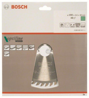 Bosch Kreissägeblatt Optiline 2608640617 