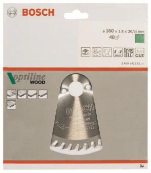 Bosch Kreissägeblatt Optiline 2608641172 