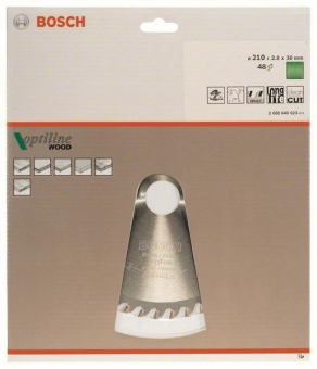 Bosch Kreissägeblatt Optiline 2608640623 