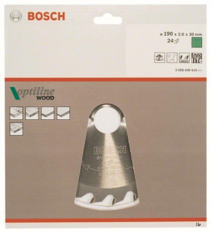 Bosch Kreissägeblatt Optiline 2608640615 