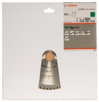 Bosch Kreissägeblatt Optiline 2608640433 