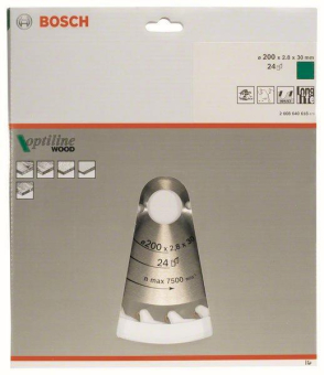 Bosch Kreissägeblatt Optiline 2608640618 
