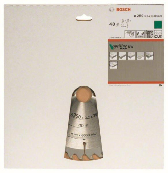 Bosch Kreissägeblatt Optiline 2608640670 