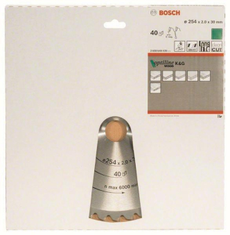 Bosch Kreissägeblatt Optiline 2608640435 