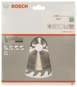 Bosch Kreissägeblatt Optiline 2608640592 