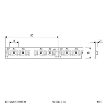 EVN LED-Stripe IP20 LSTRSB20241203501-25 