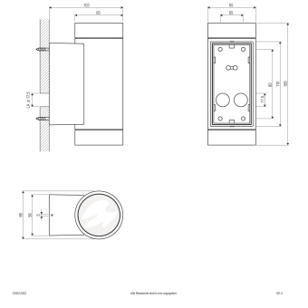 EVN LED-Wandleuch IP54 Up+Down C54012302 