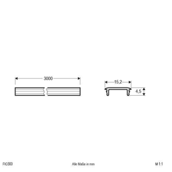 EVN Kunststoff-Abdeckung -opal -  FIO300 