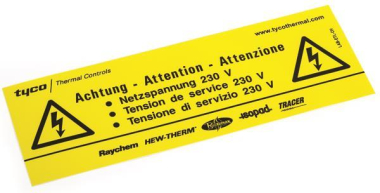 TYCO Aufkleber                LAB-ETL-CH 