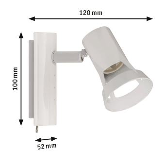 Paulmann Spotlight Teja max.1x10W  66702 