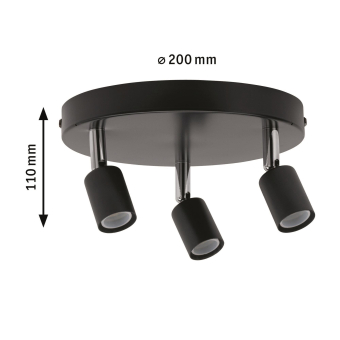 Paulmann Spotlight Carolina IP44   66752 