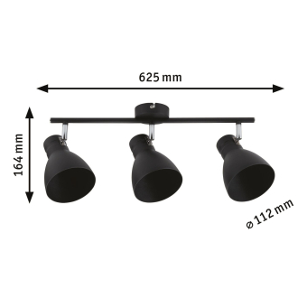 Paulmann Spotlight Davy max 3x10W  66761 