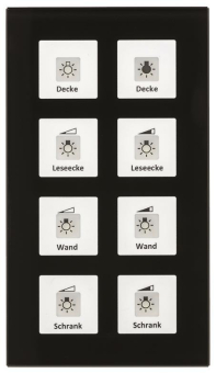 MDT RF-GTT8S.01 KNX RF+ Funk Glastaster 