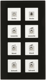MDT RF-GTT8S.01 KNX RF+ Funk Glastaster 
