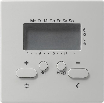 GIRA 237042 RTR 230V m.Uhr grau 