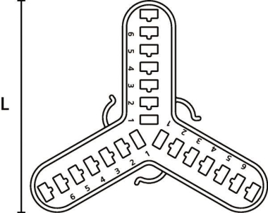Hellermann SpotClip-Kit150-PA66HS-BK 