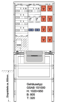 GSAB Festplatzvert.     1S1000FP8322164S 