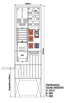 GSAB Festplatzsäule   04.1P11FP63322164S 