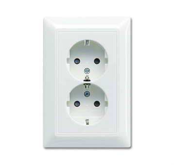 BJ SCHUKO Doppelsteckdose 20-02 EUJB-914 