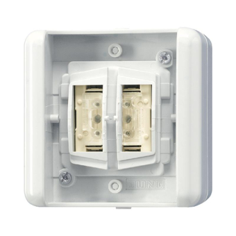 JG kNX Taster BA 2fach WG -  8472.02LEDW 