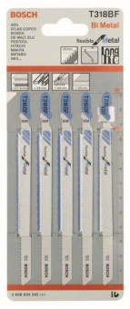 Bosch 5Stichsägeblatt T318BF  2608634242 
