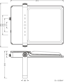 Siteco SiCOMPACT LED-Fluter 5XA7592E1K22 