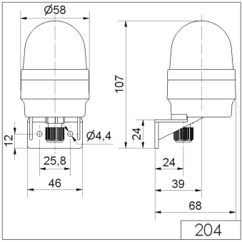 Werma LED-Dauerleuchte WM       20410075 