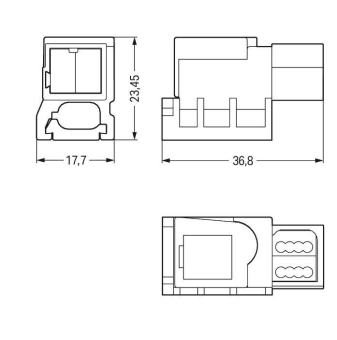 WAGO 893-121 Einspeisemodul,für 