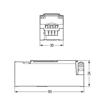 WAGO 896-232 Abgriffmodul,für 