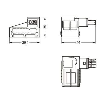 WAGO 893-262 Abgriffmodul,für 